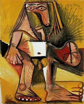 Man Nude standing 1971 cubism Pablo Picasso Oil Paintings